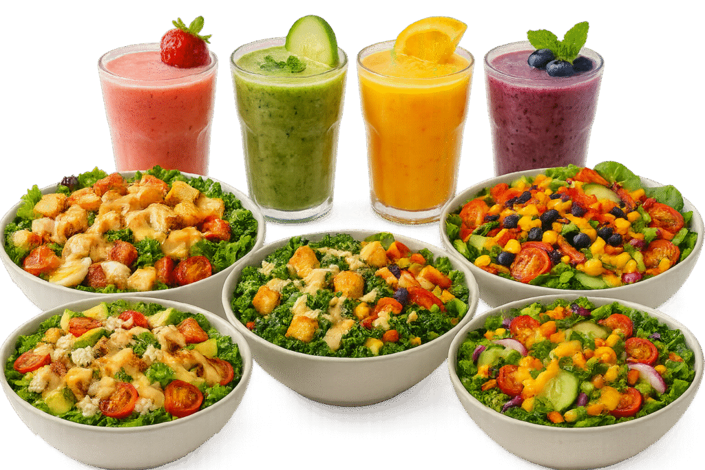 Smoothies and Salads