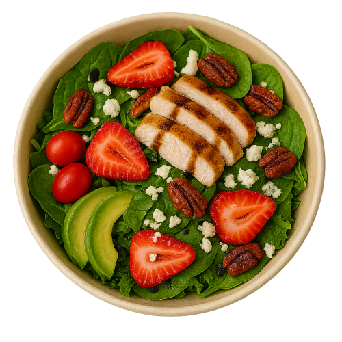 Strawberry Spinach Salad